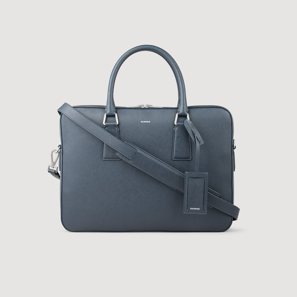 Sandro Men Reconstituted leather briefcase