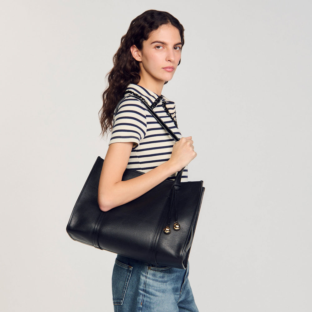Sandro Women Soft leather tote bag