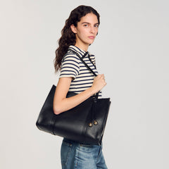 Sandro Women Soft leather tote bag