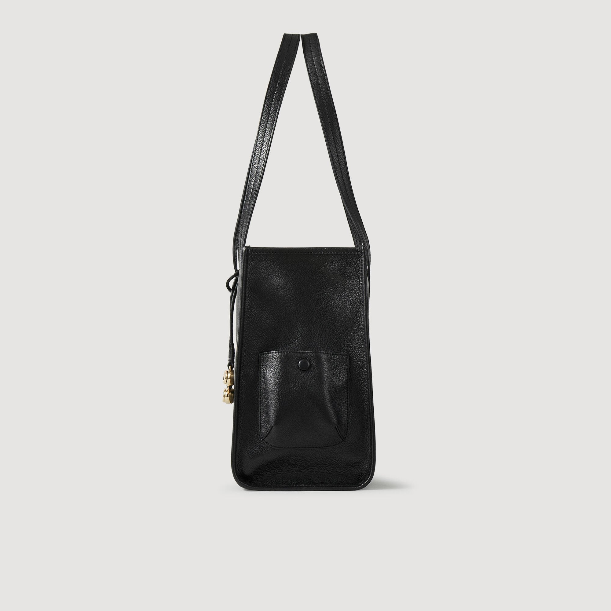 Sandro Women Soft leather tote bag
