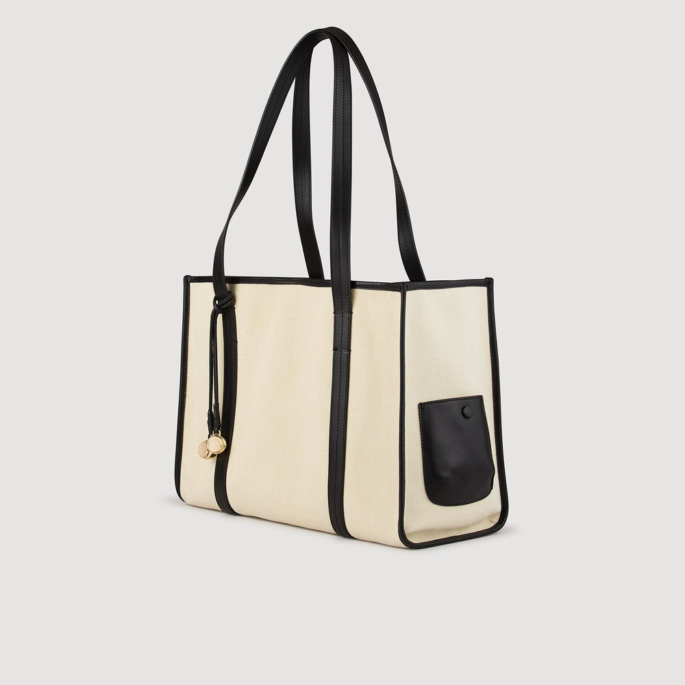 Sandro Women Canvas tote bag