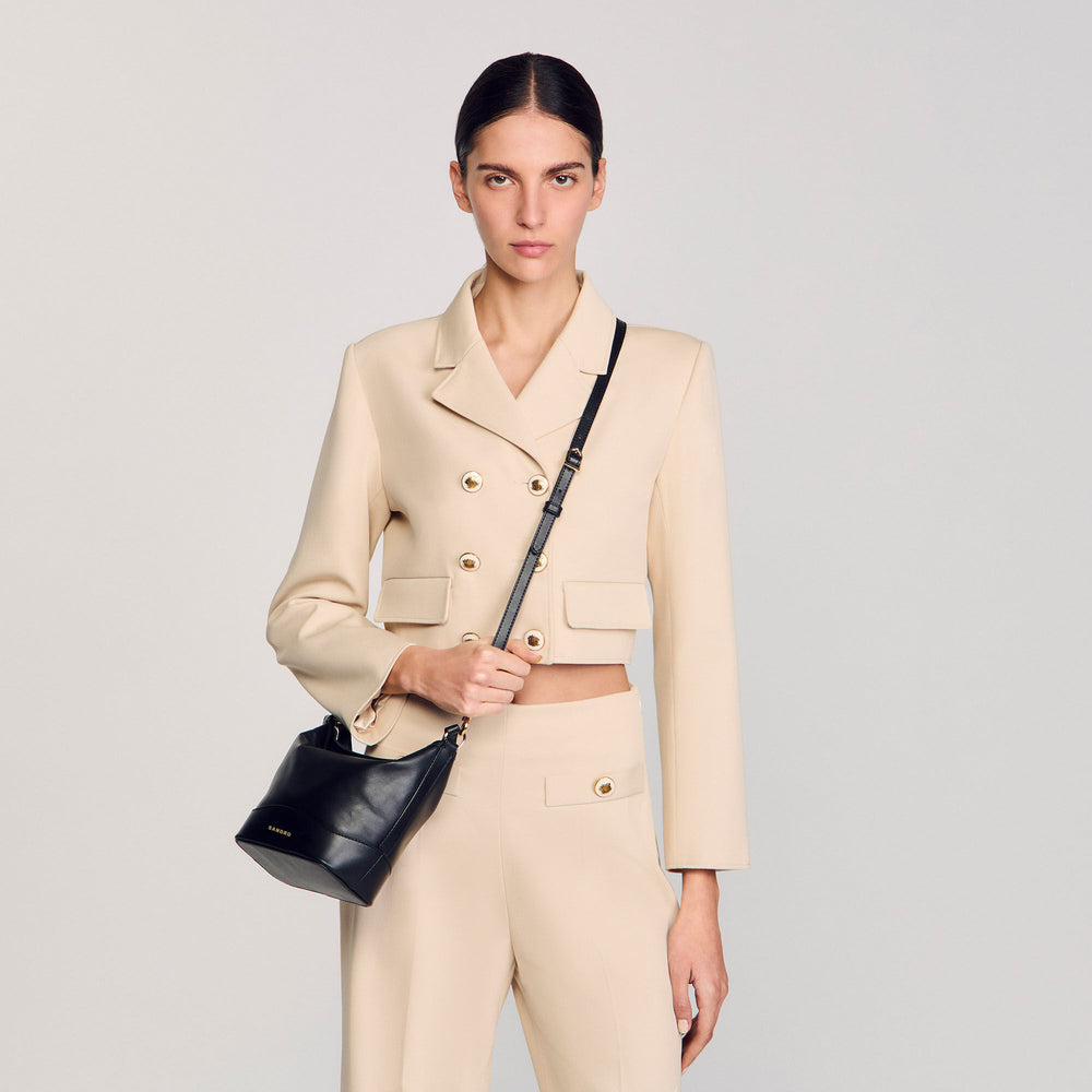 Sandro Women Tangoso mini leather bag