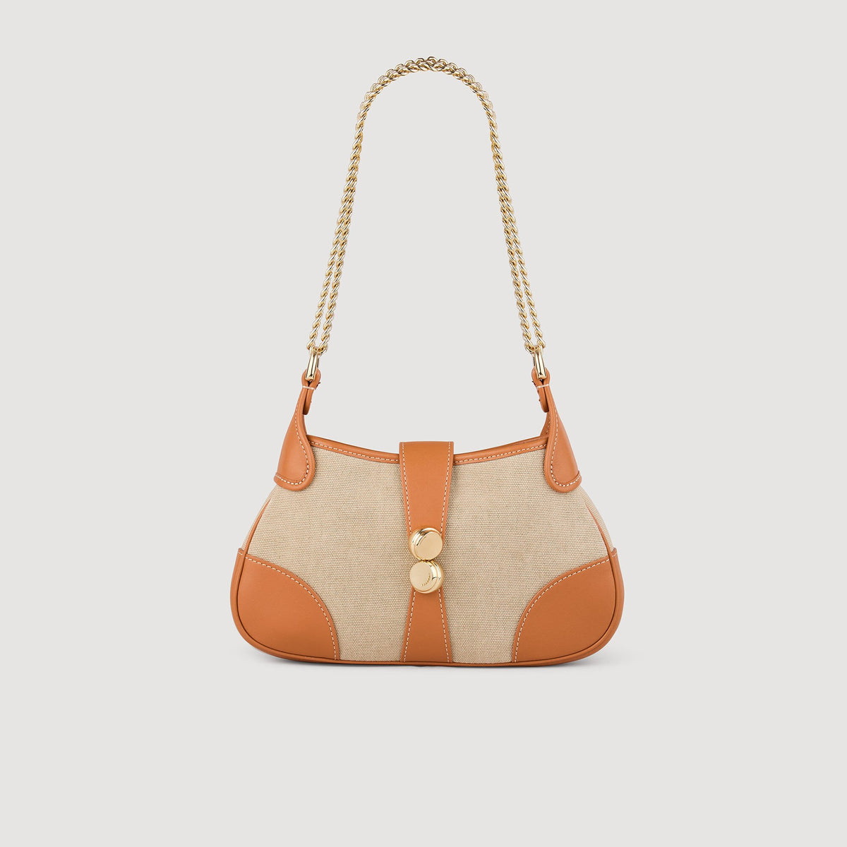 Sandro Women Janet canvas and leather bag