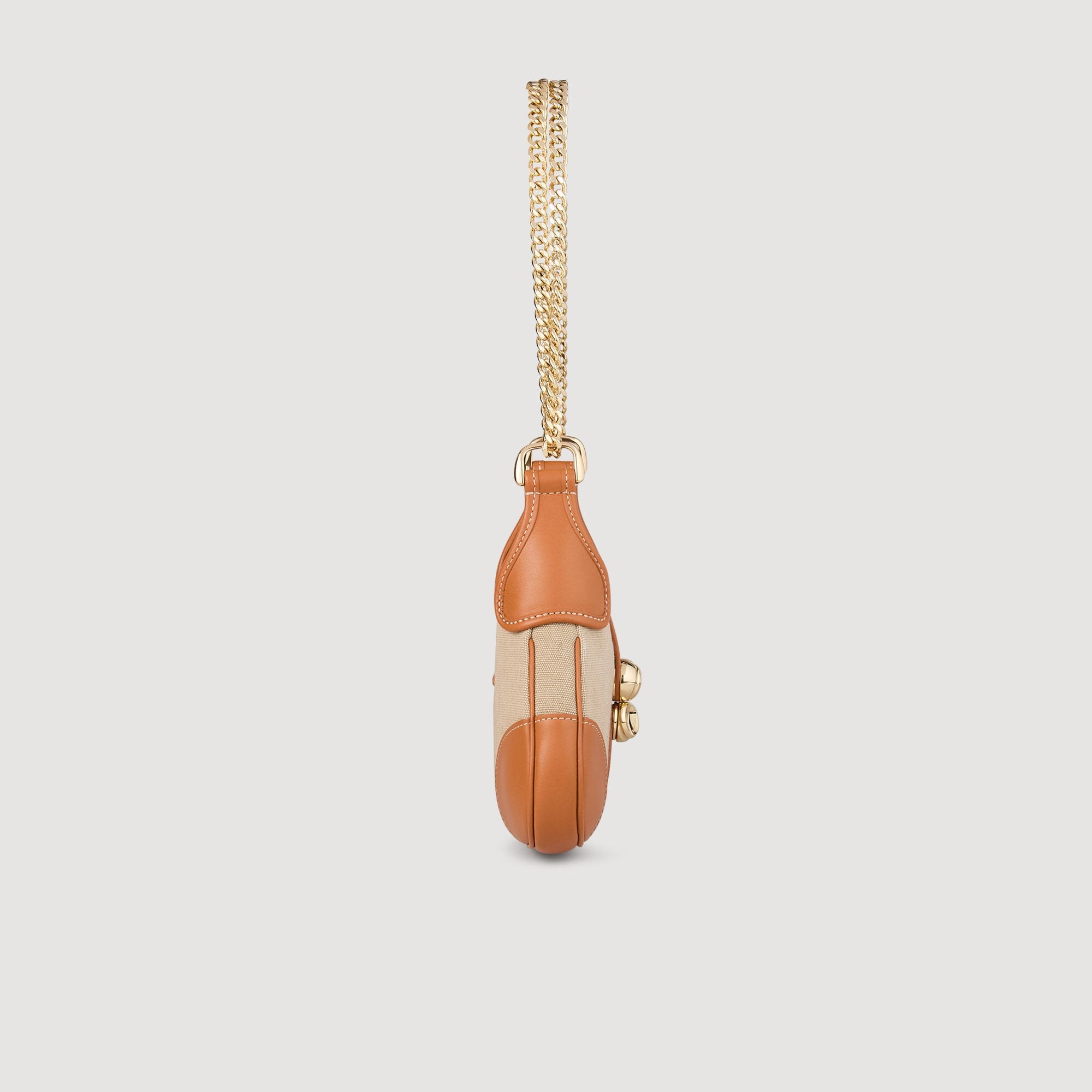 Sandro Women Janet canvas and leather bag