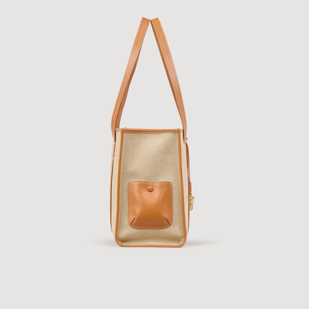 Sandro Women Canvas tote bag
