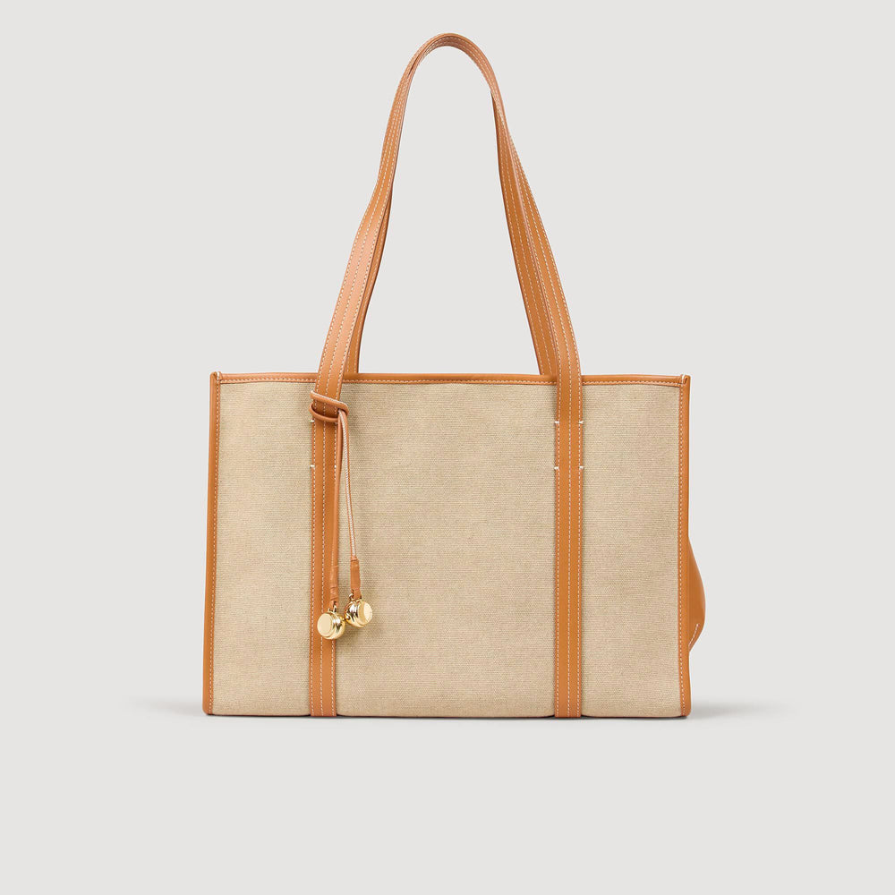 Sandro Women Canvas tote bag