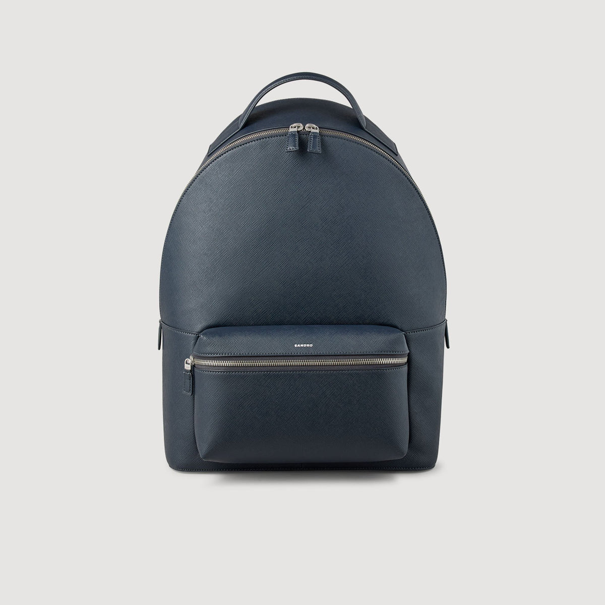 Sandro Men Reconstituted leather rucksack