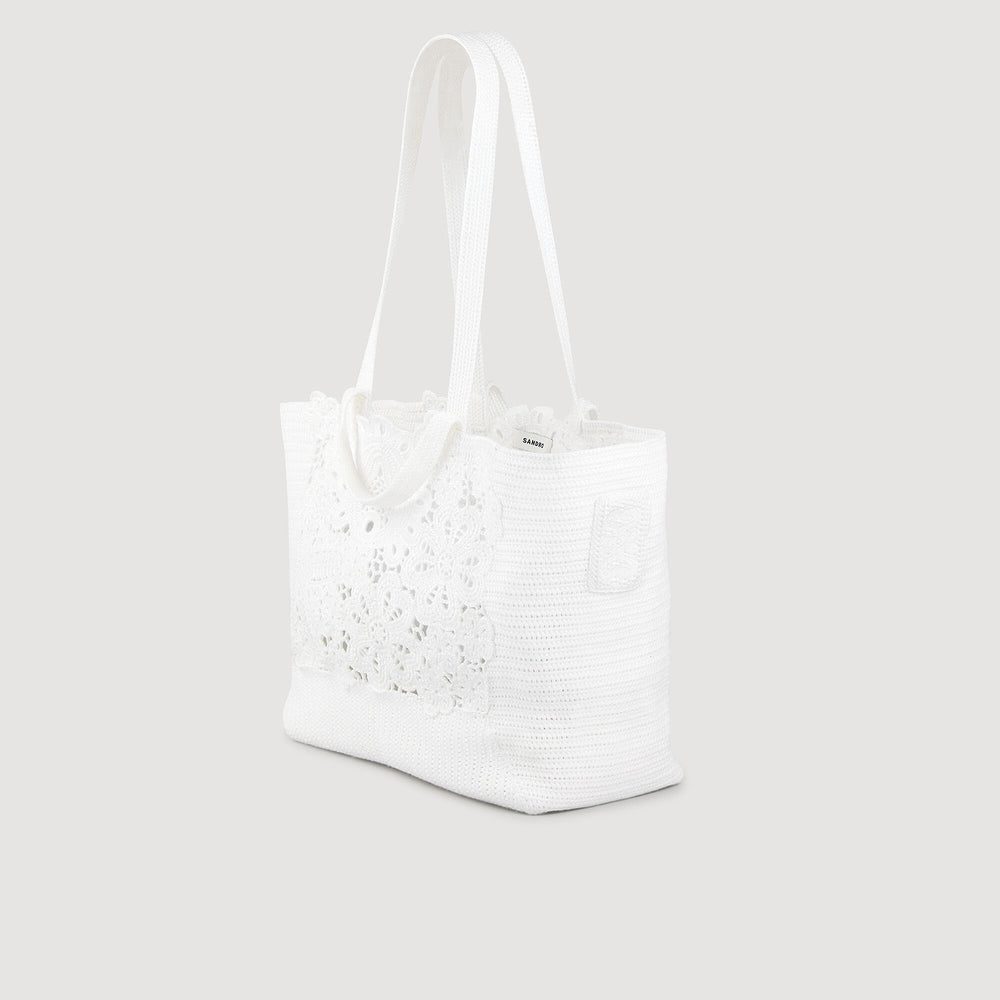 Sandro Women Crochet tote bag