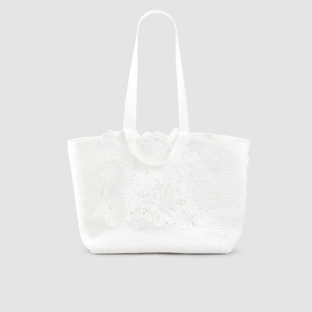 Sandro Women Crochet tote bag