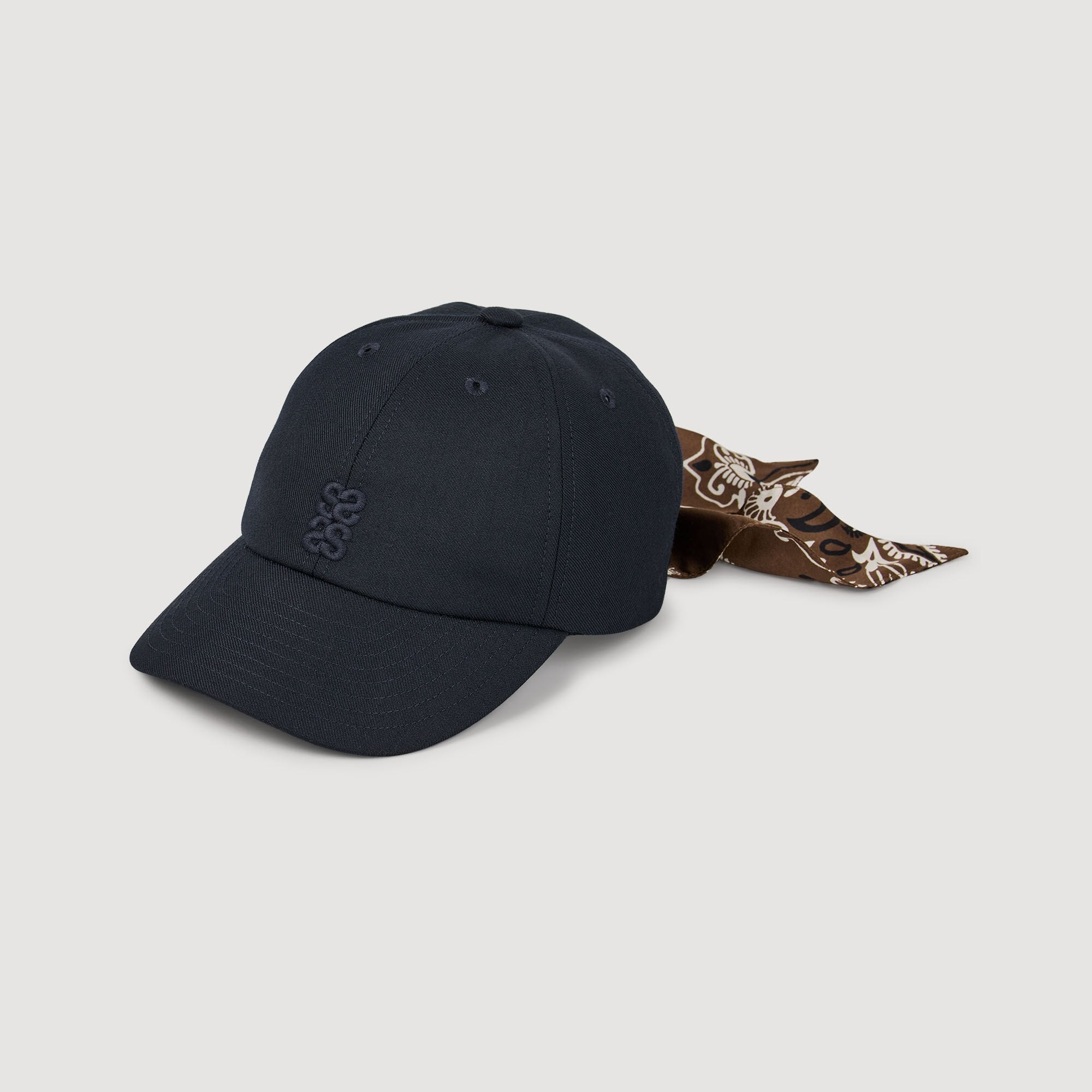 Sandro Women Cap with tied scarf