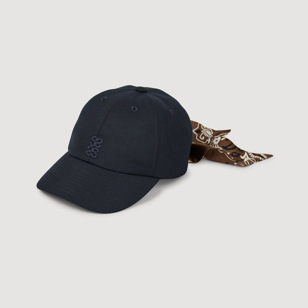 Sandro Women Cap with tied scarf