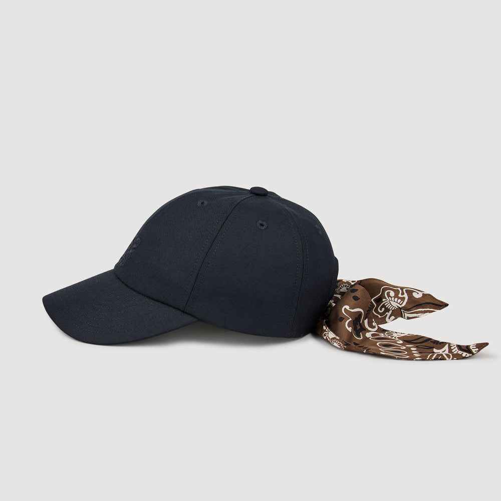 Sandro Women Cap with tied scarf