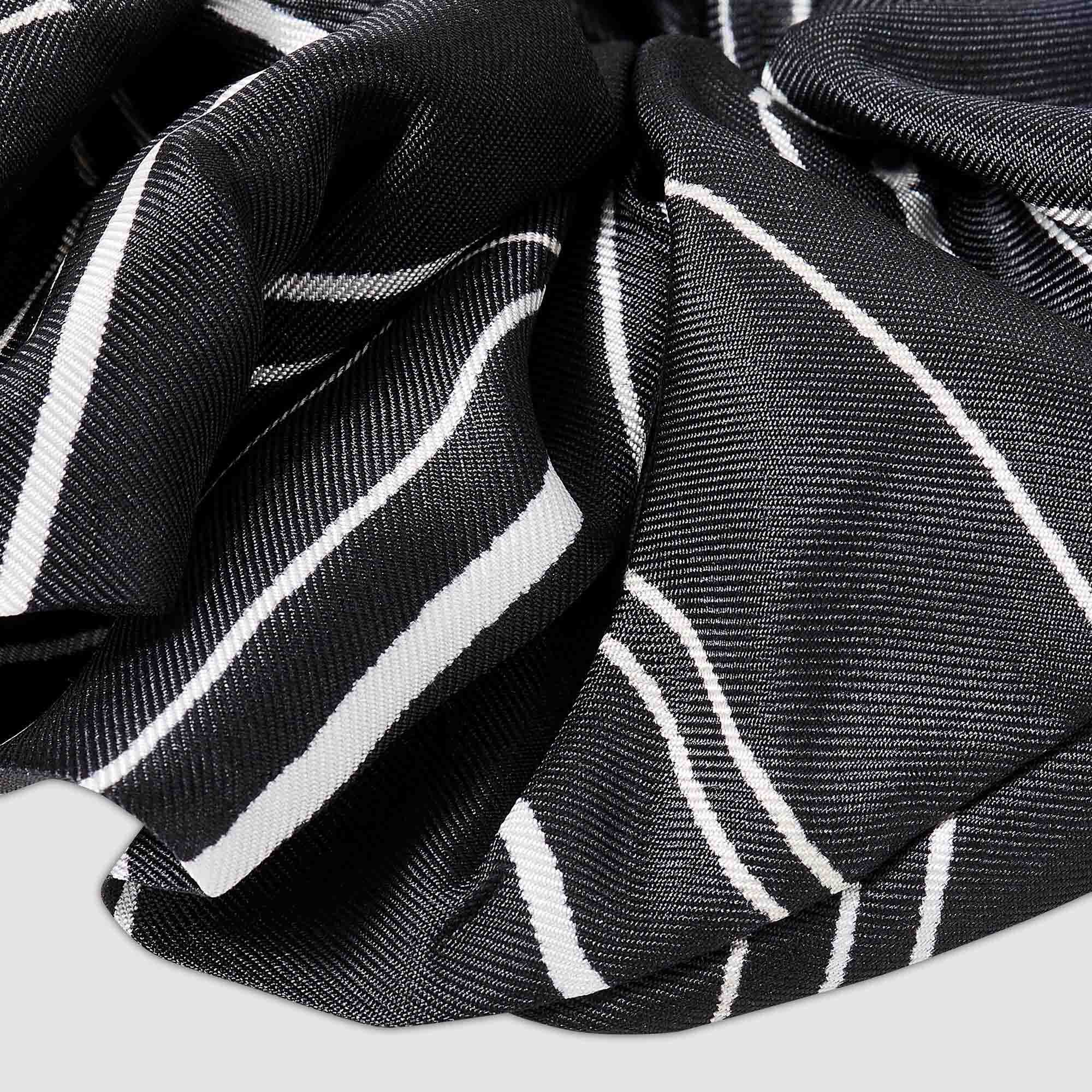Sandro Women Striped silk scrunchie