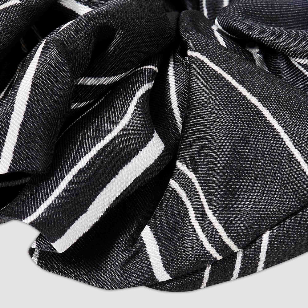 Sandro Women Striped silk scrunchie