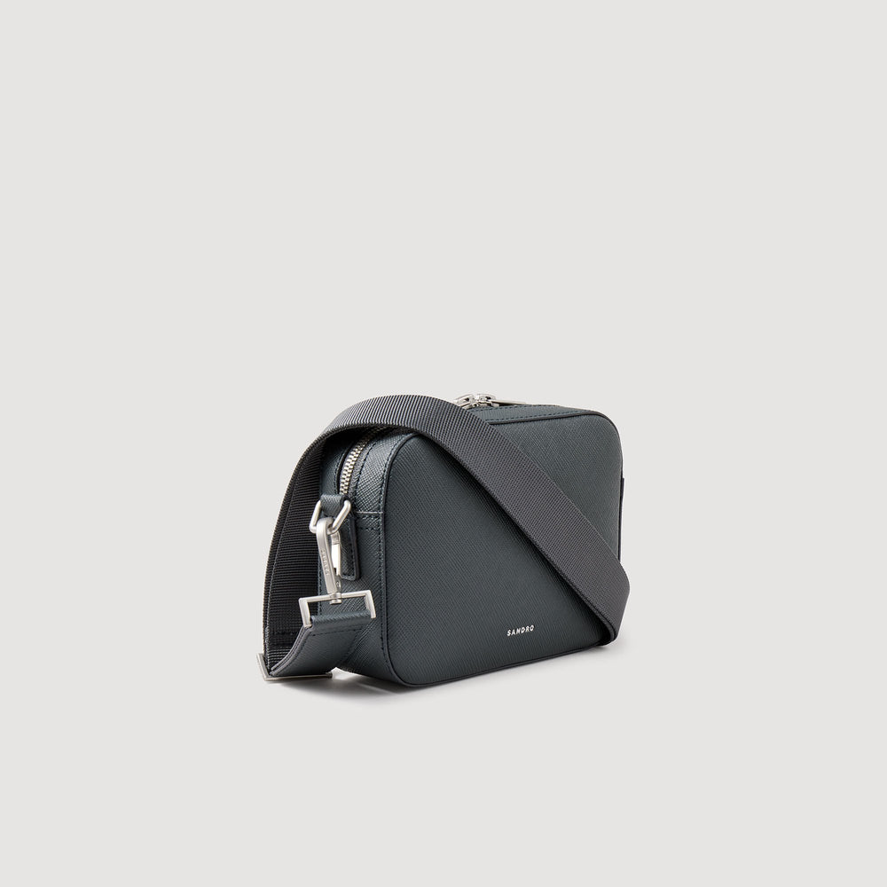 Sandro Men Small reconstituted leather bag