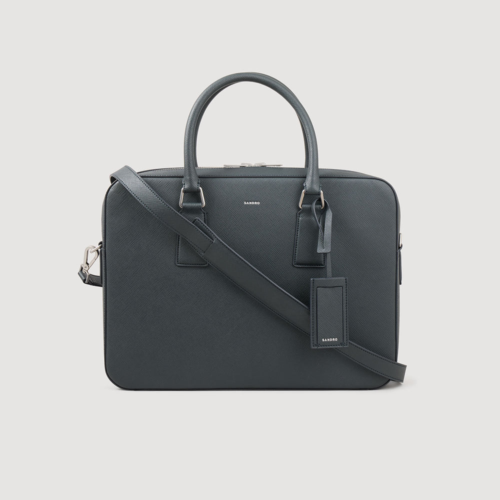 Sandro Men Reconstituted leather briefcase