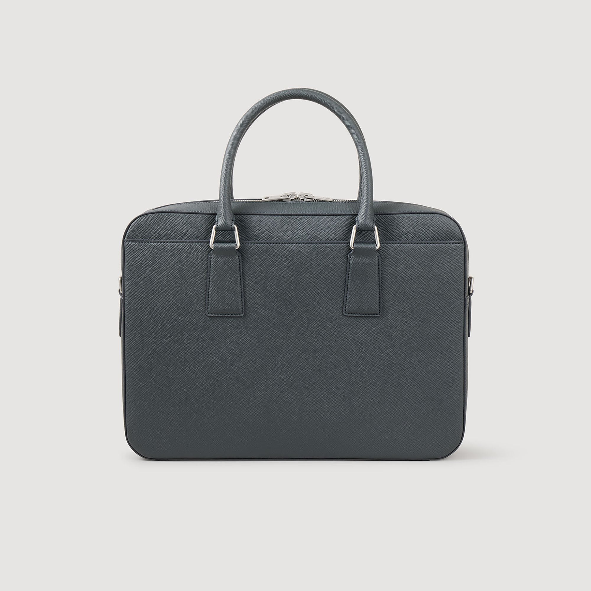 Sandro Men Reconstituted leather briefcase