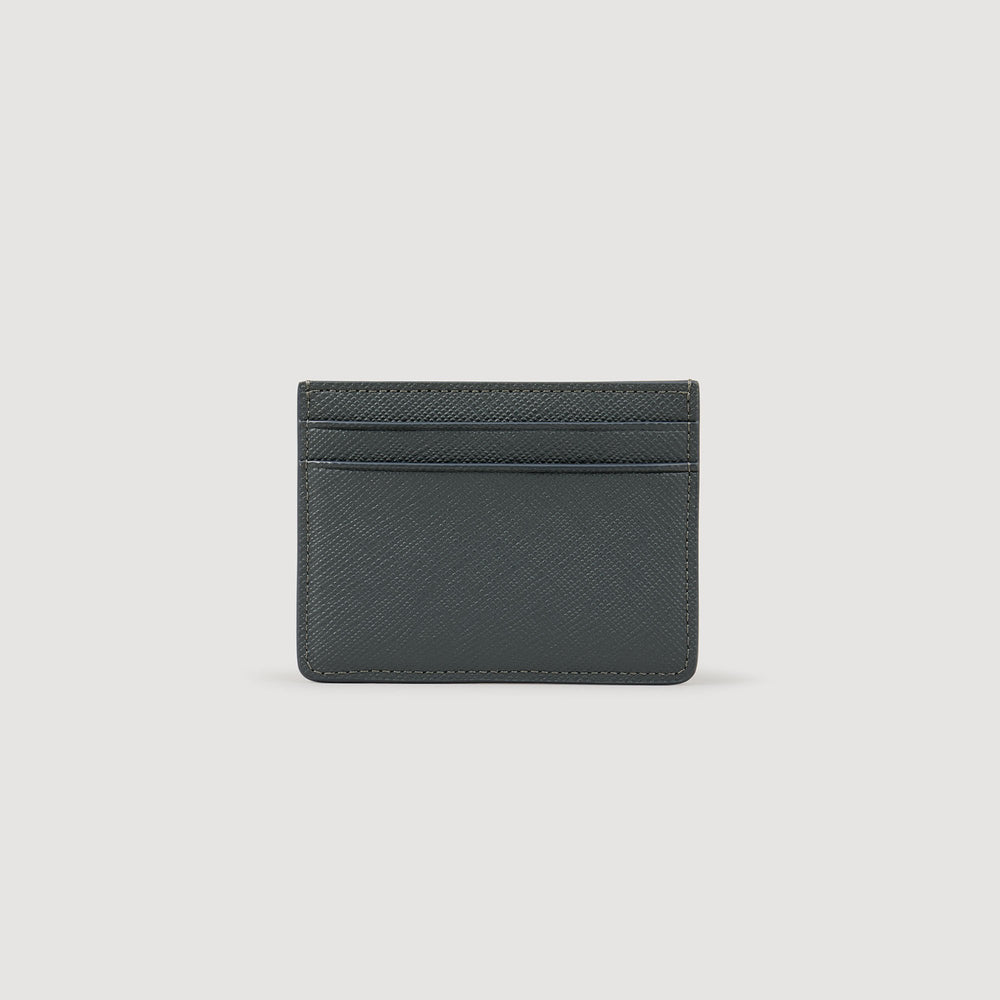Sandro Men Reconstituted leather cardholder
