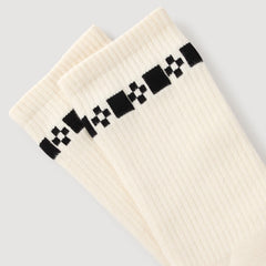 Sandro Men Cross signature embroidered socks