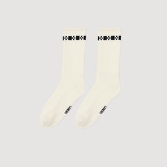 Sandro Men Cross signature embroidered socks