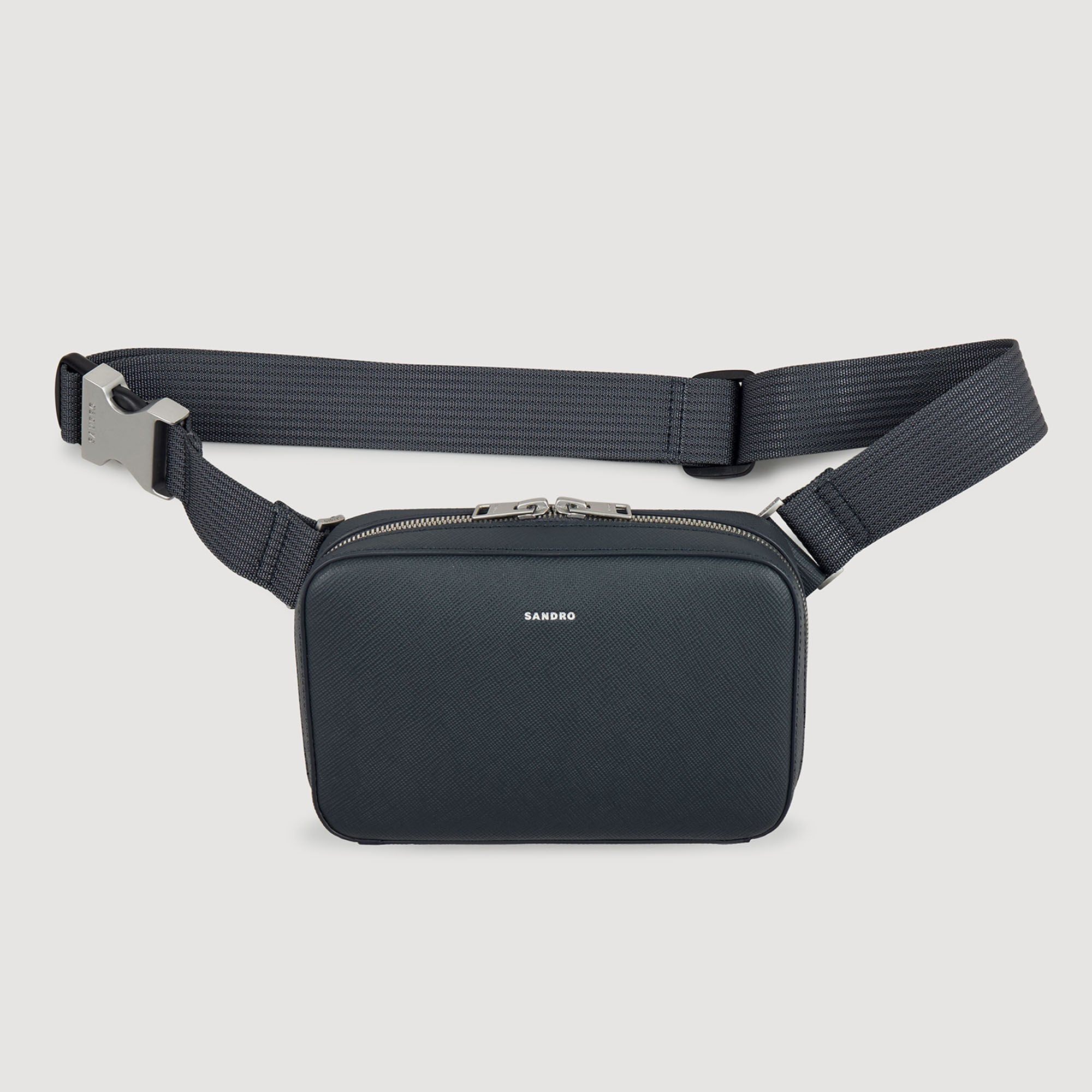 Sandro Men Small reconstitued leather bag