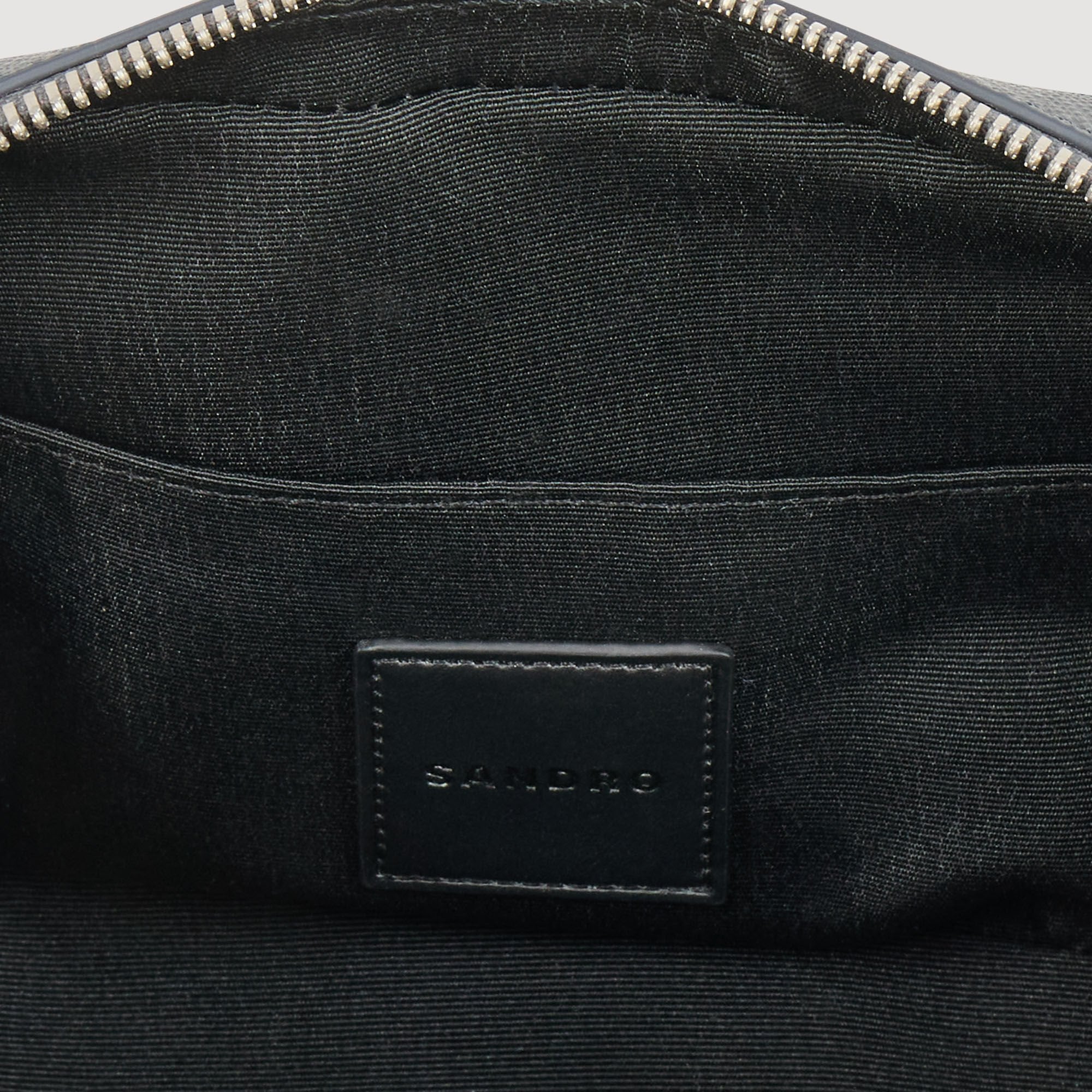 Sandro Men Small reconstitued leather bag