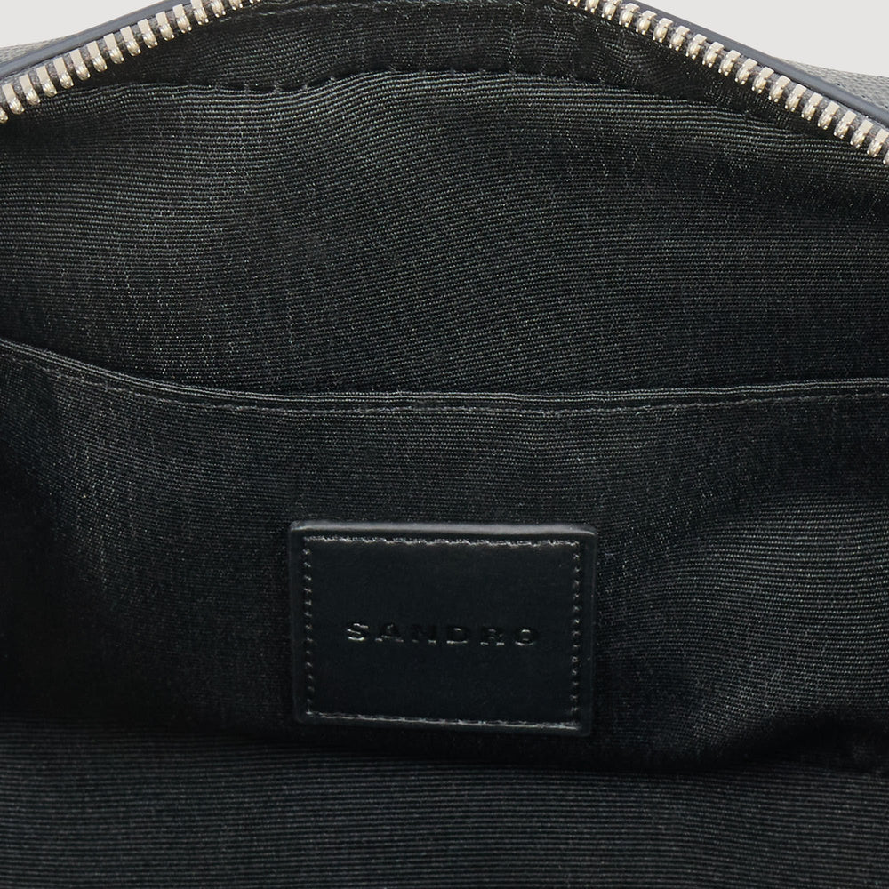 Sandro Men Small reconstitued leather bag