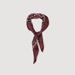 Sandro Women Silk bandana print scarf