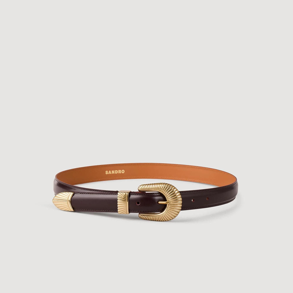 Sandro Women Leather belt