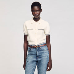 Sandro Women Slim leather belt