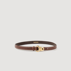 Sandro Women Slim leather belt