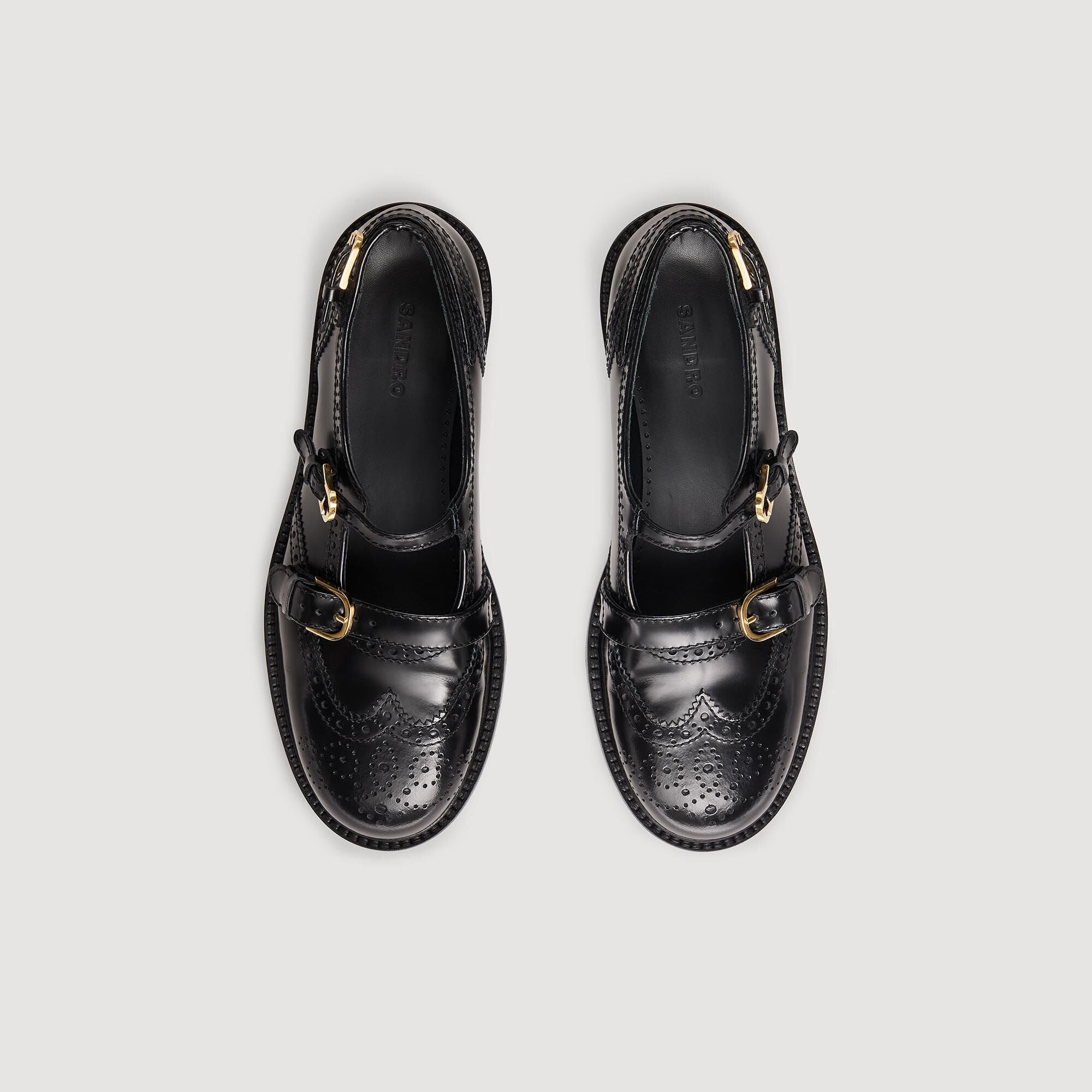 Sandro Women Multi-Buckle Mary Jane loafers