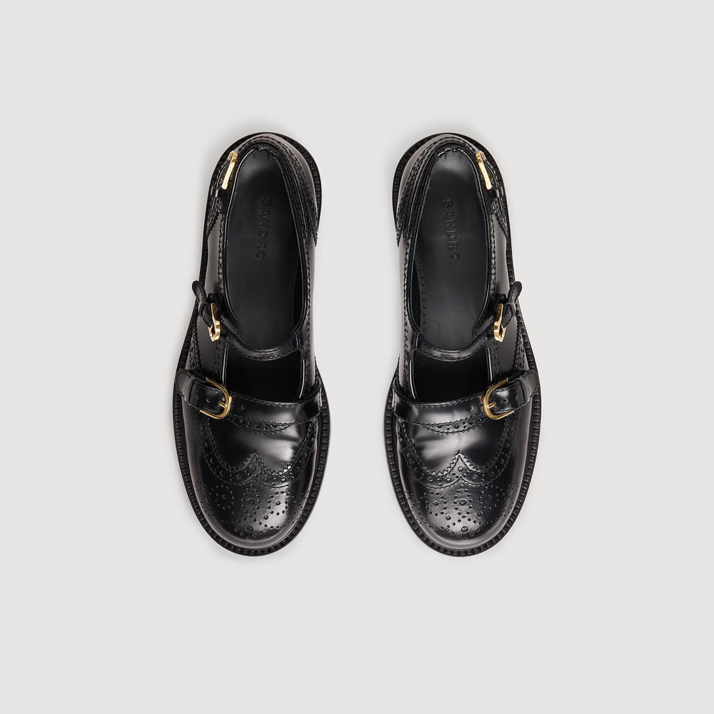 Sandro Women Multi-Buckle Mary Jane loafers
