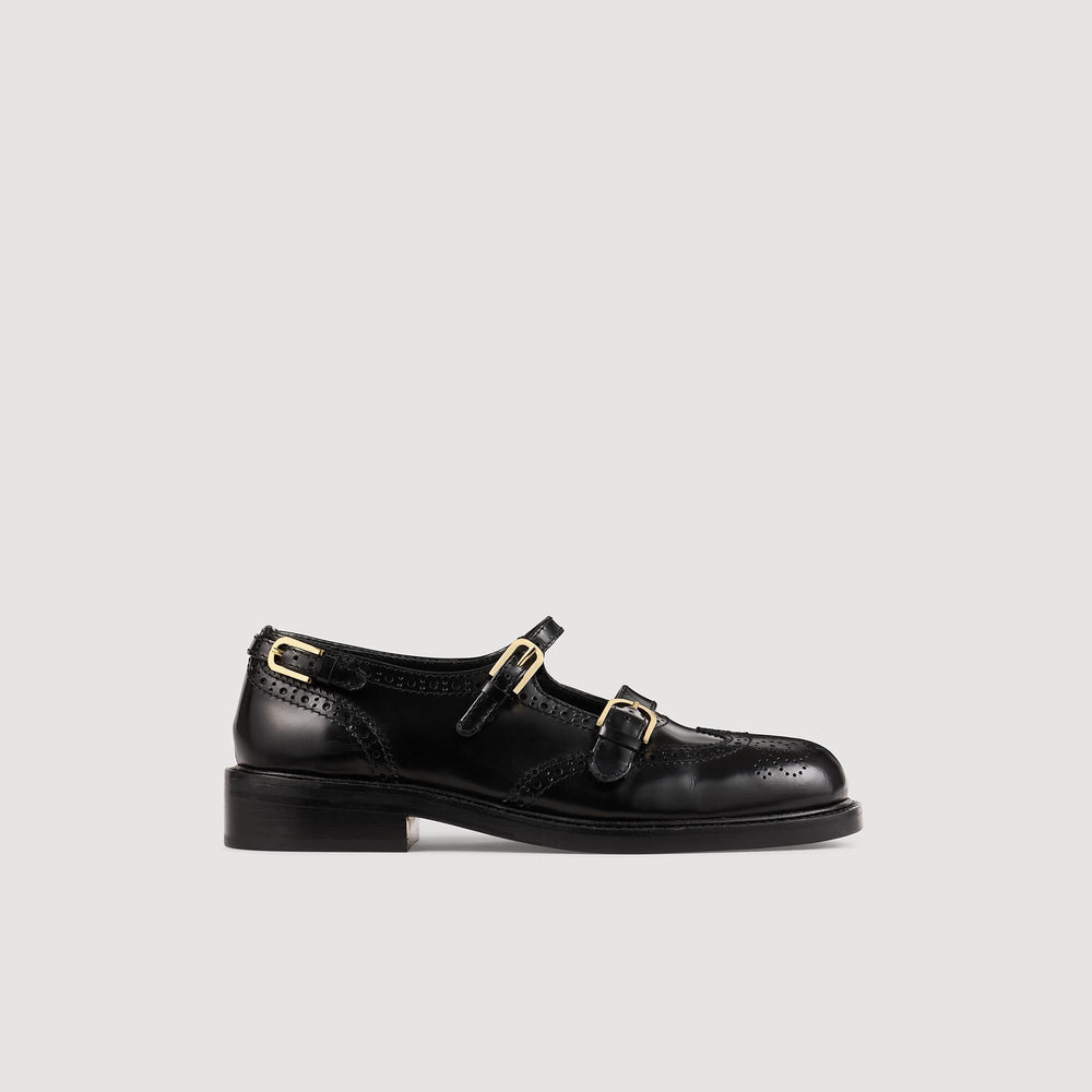 Sandro Women Multi-Buckle Mary Jane loafers
