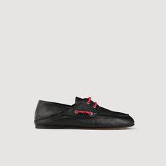 Sandro Women Leather boat shoe loafers