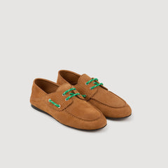 Sandro Women Suede boat shoe loafers
