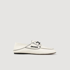 Sandro Women Leather boat shoe loafers