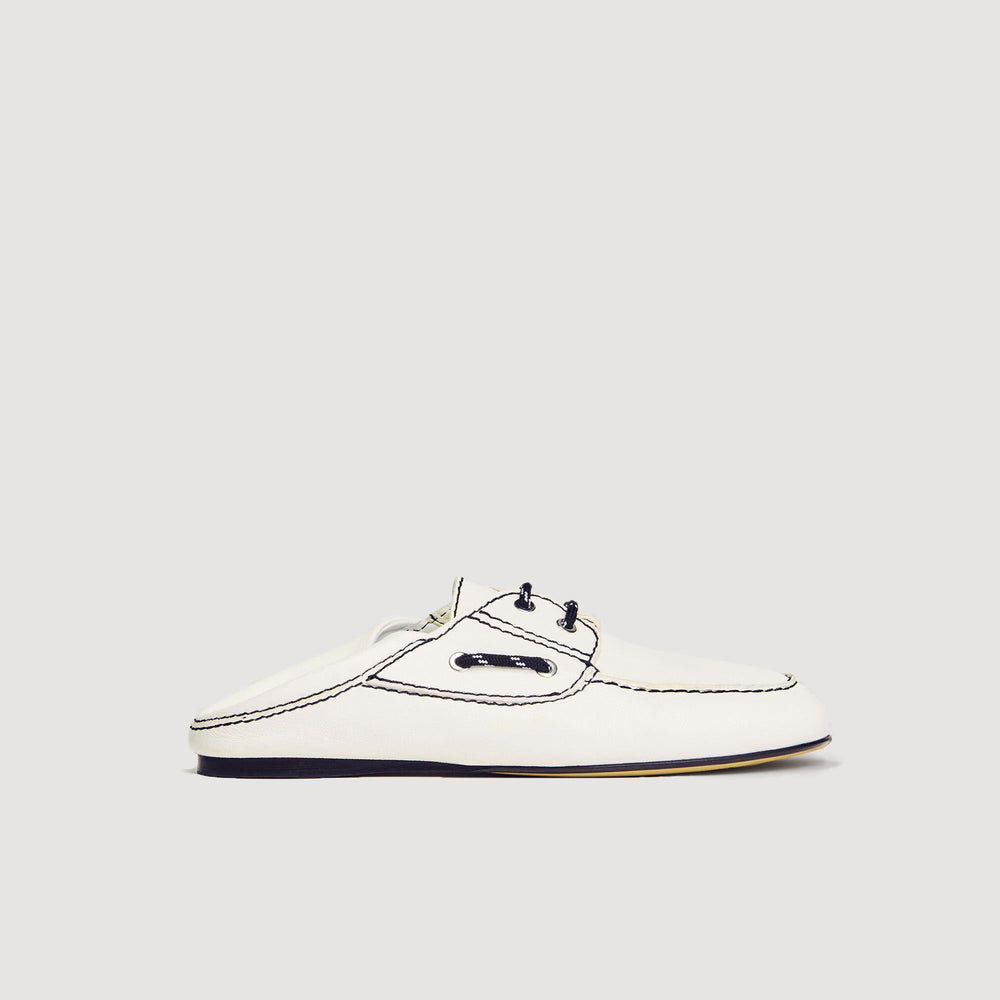 Sandro Women Leather boat shoe loafers