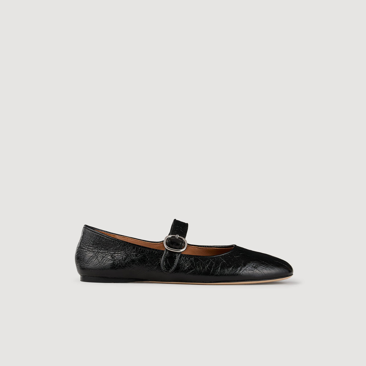 Sandro Women Shiny leather ballet flats