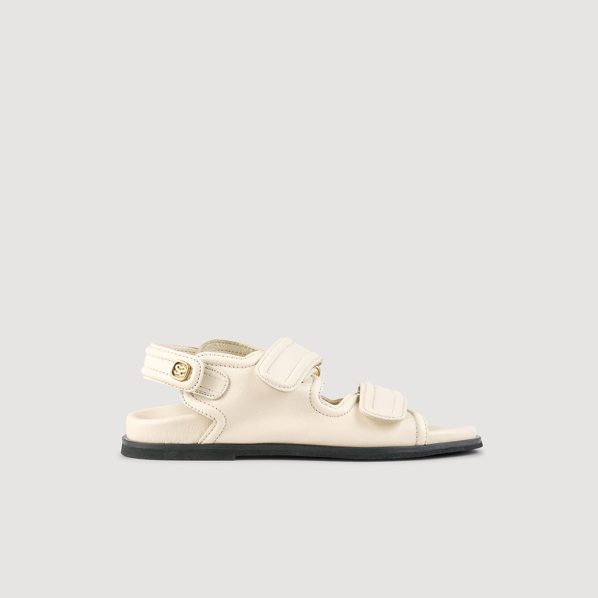 Sandro Women Plain leather lambskin sandals