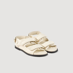 Sandro Women Plain leather lambskin sandals
