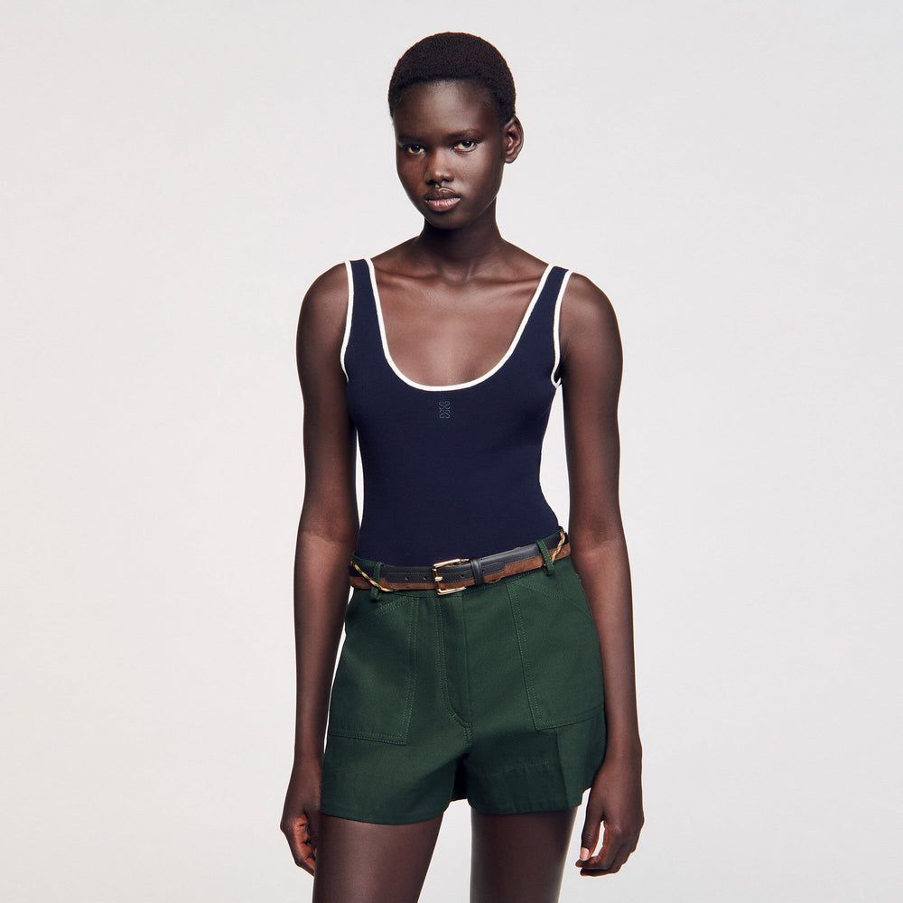 Sandro Women Knit bodysuit