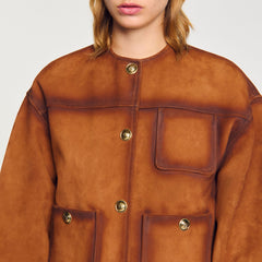 Sandro Women Suede jacket