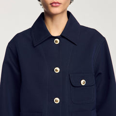 Sandro Women Jacket with officer buttons