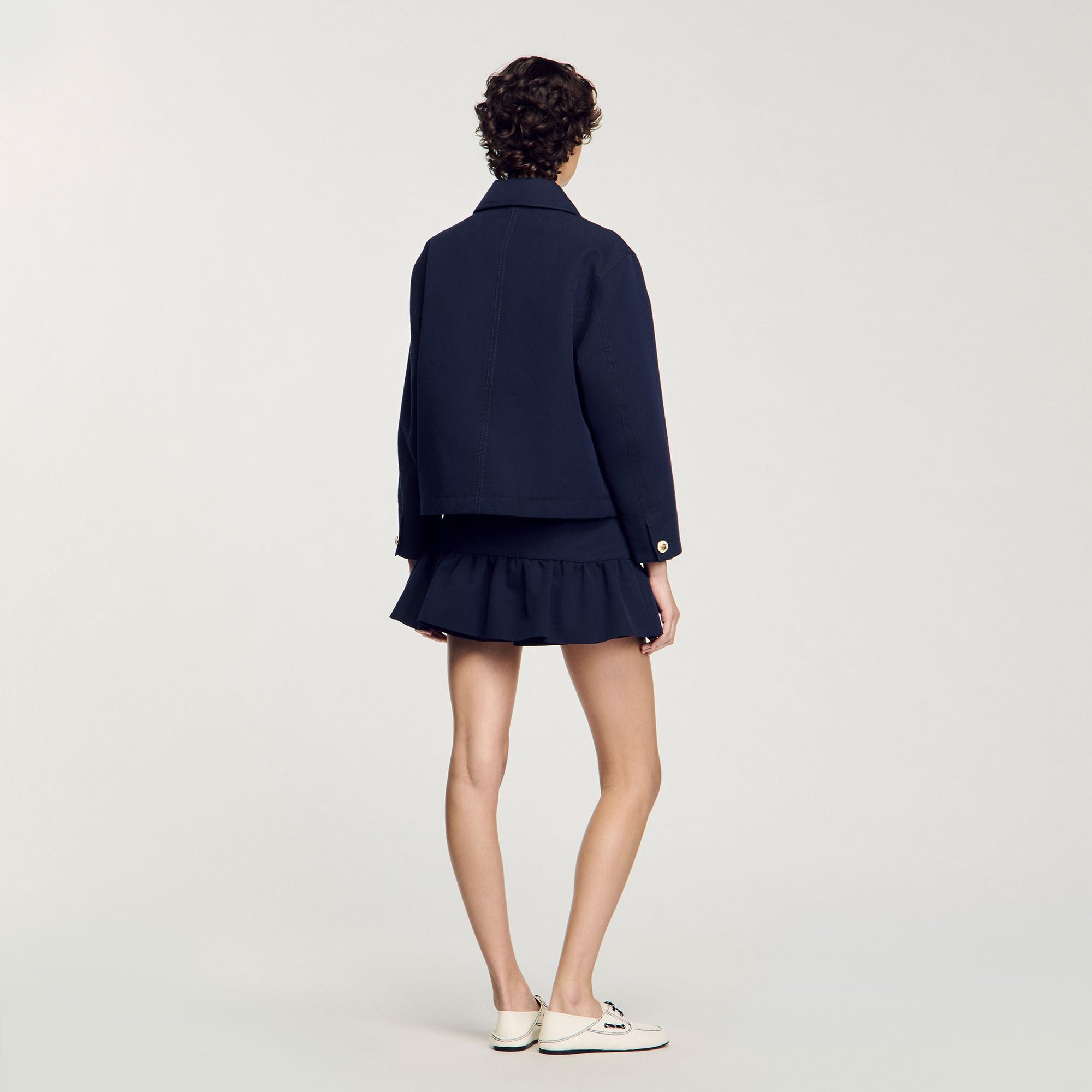 Sandro Women Jacket with officer buttons