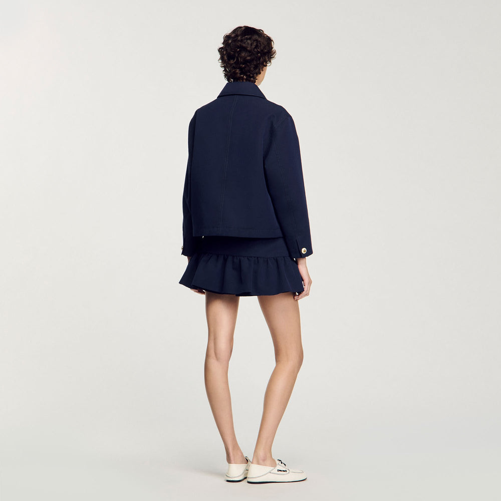 Sandro Women Jacket with officer buttons