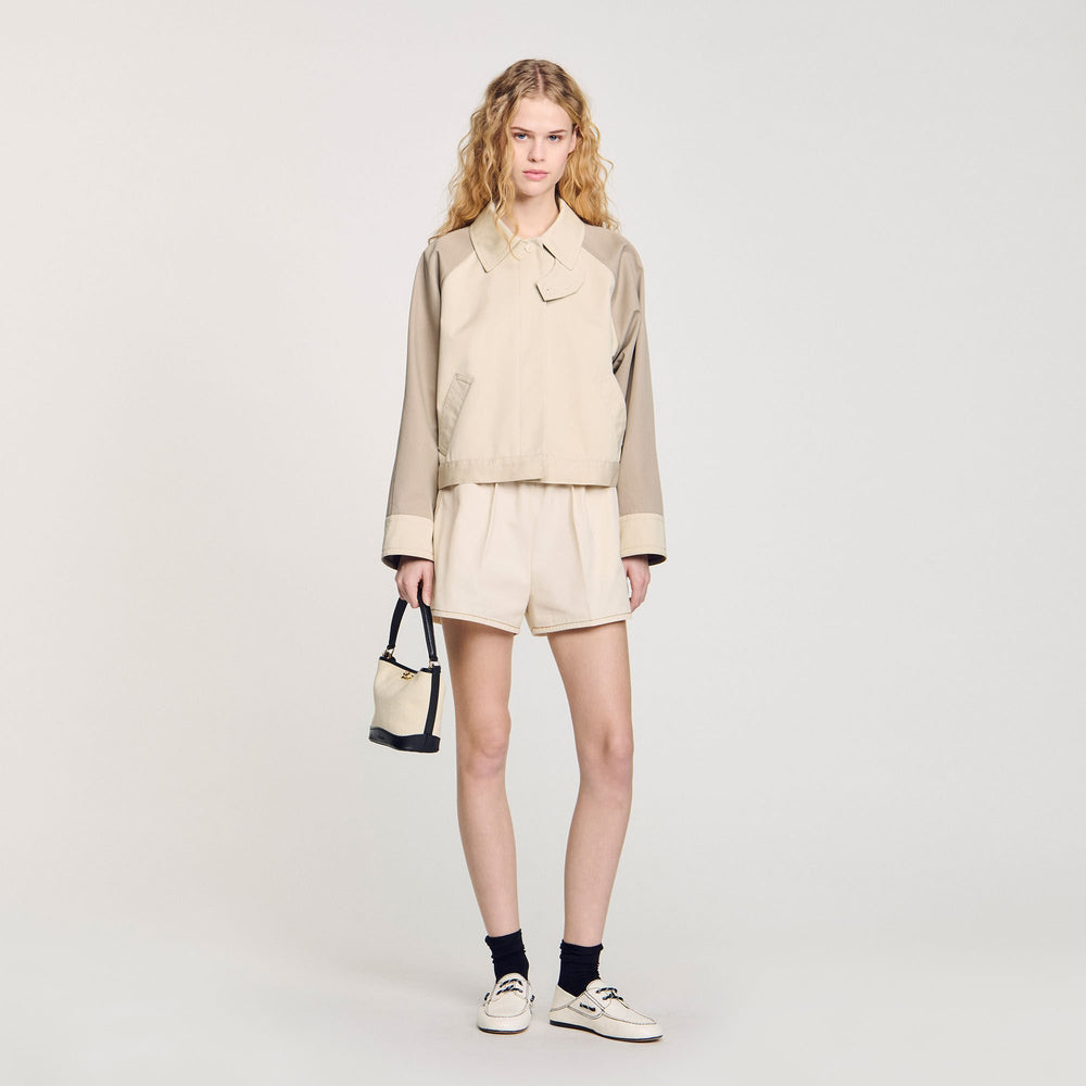 Sandro Women Two-tone jacket