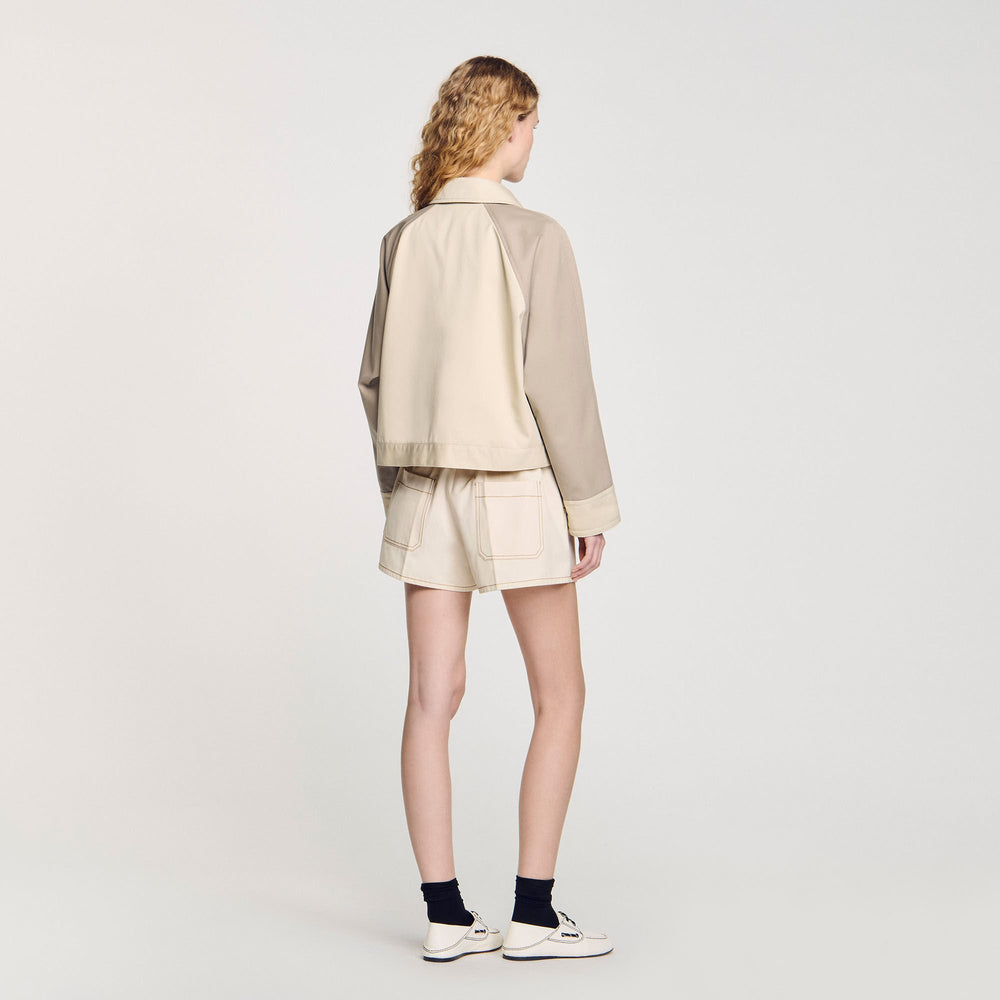 Sandro Women Two-tone jacket