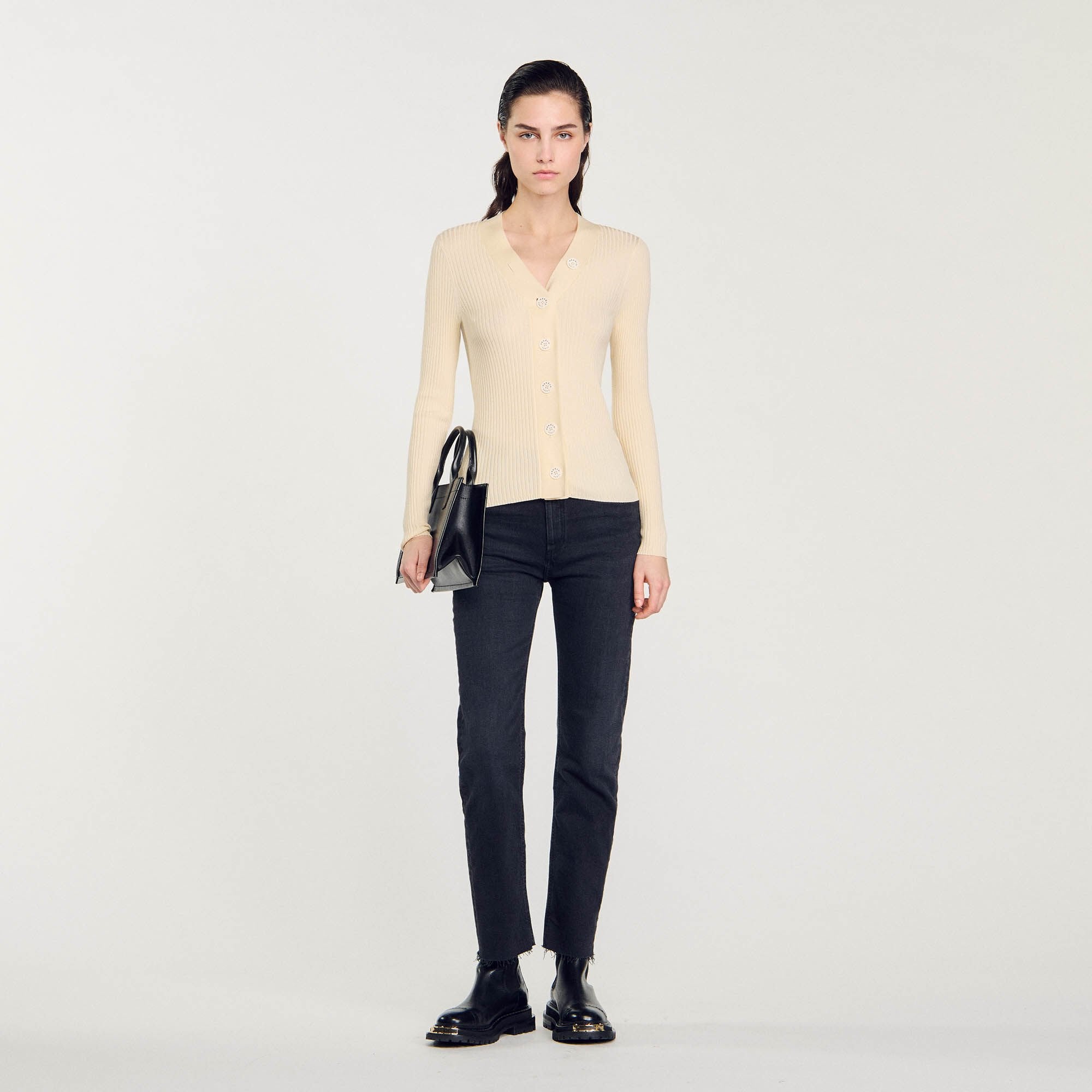 Sandro Women Cardigan in certified viscose