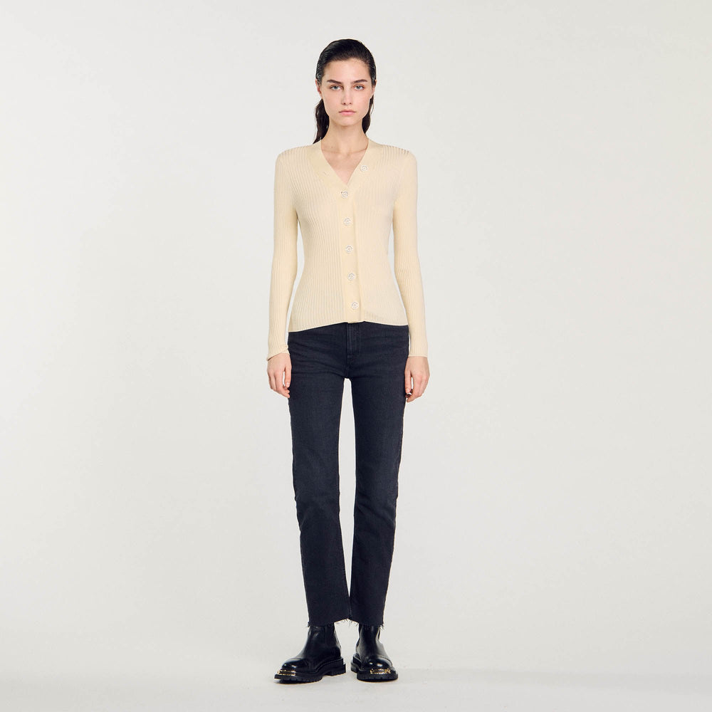 Sandro Women Cardigan in certified viscose